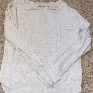 cute gray sweater from athleta